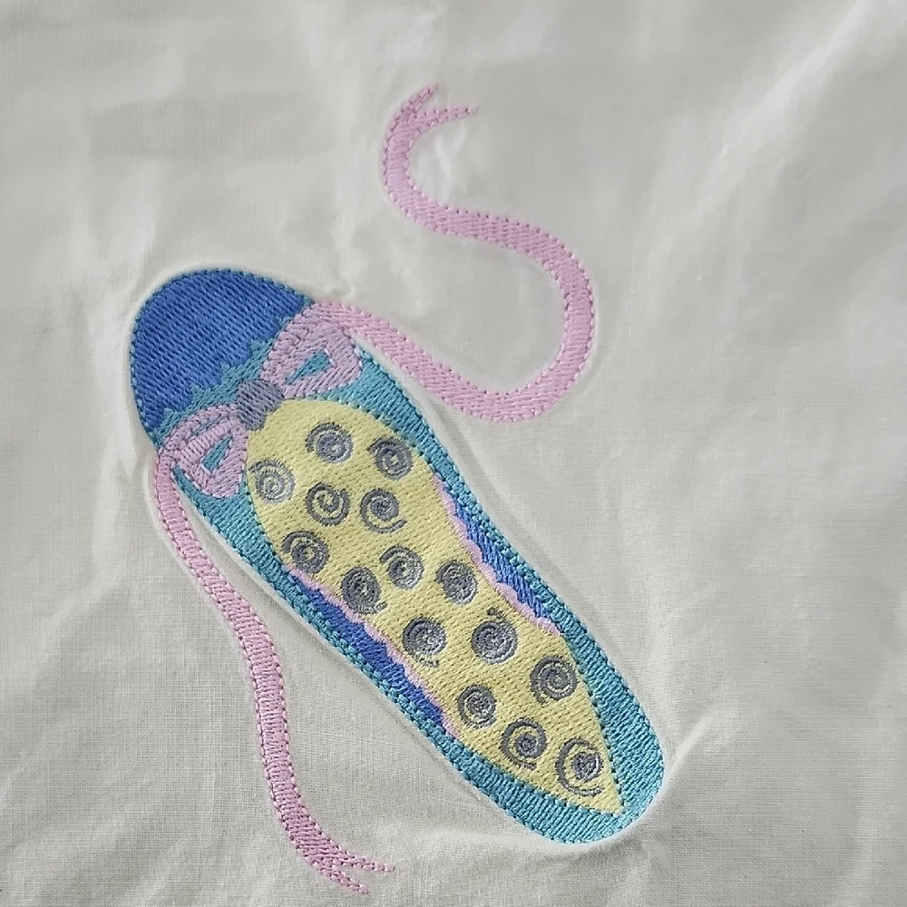 Brighton Footwear Embroidered Shoe Dust Bag